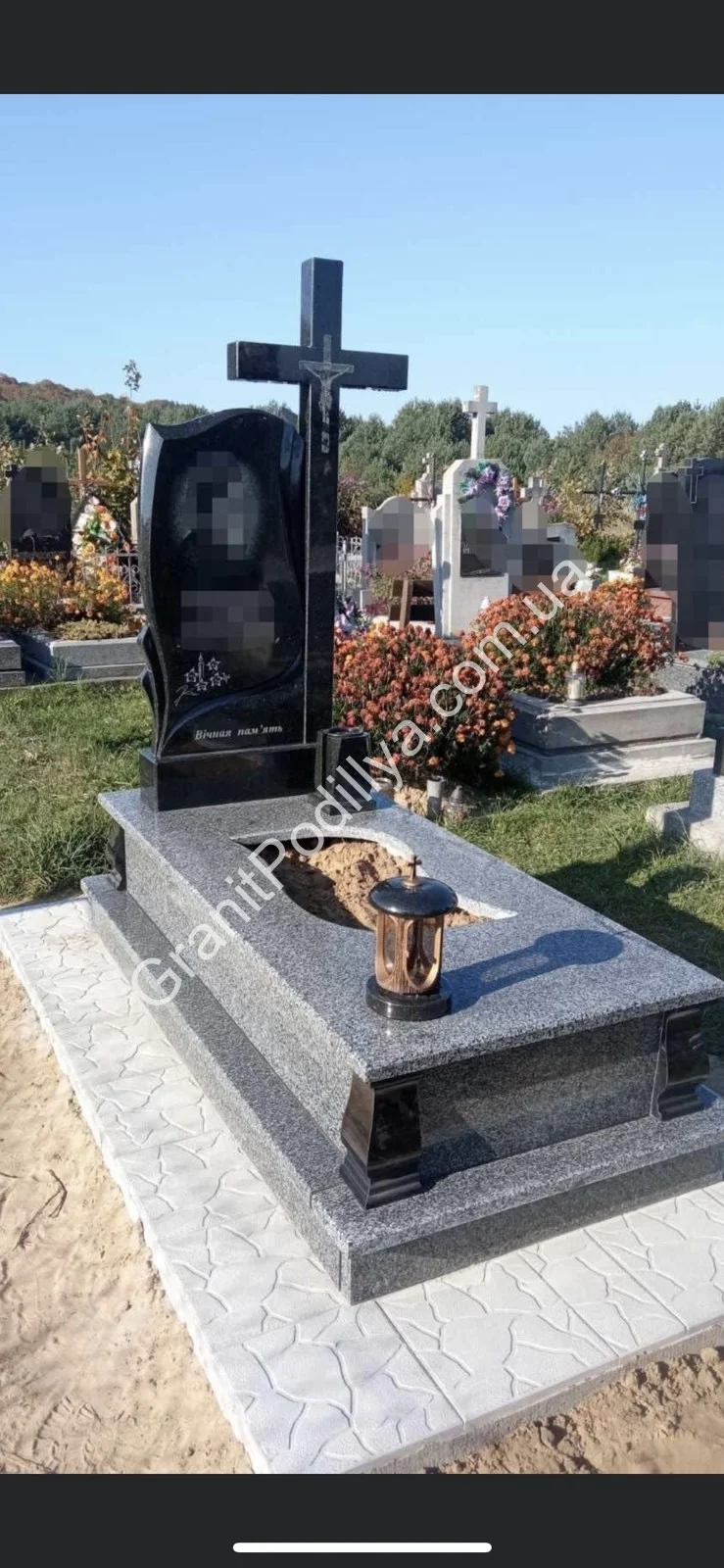 Одинарний пам'ятник з граніту - Кам'янець-Подільський | GranitPodillya